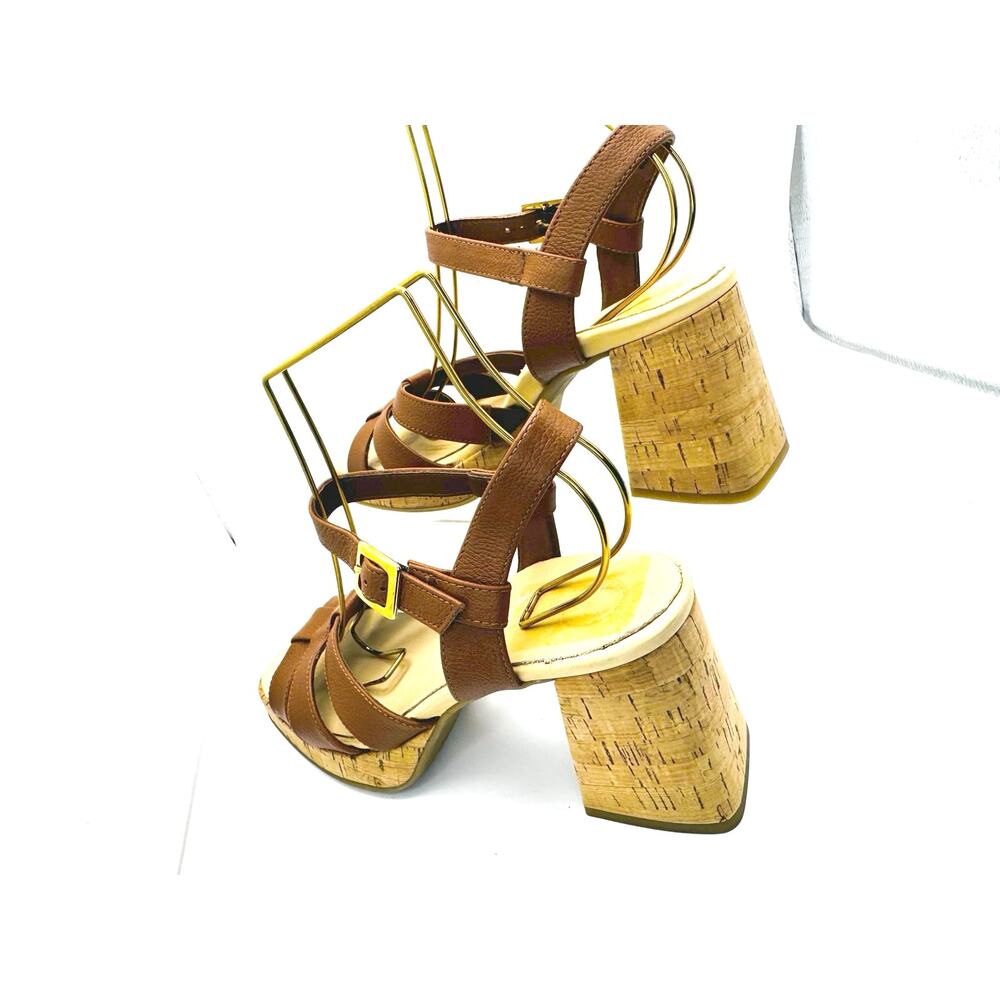 Paul Green Tina Tan Fisherman Sandals Women’s Leather Comfort size UK 5.5 US 8 - Picture 10 of 11